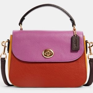 COACH Colorblock Marlie Satchel
